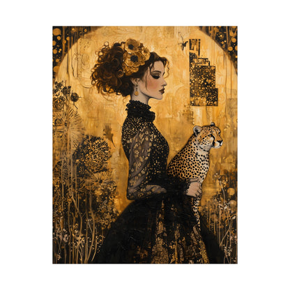 Golden Cheetah Art Print