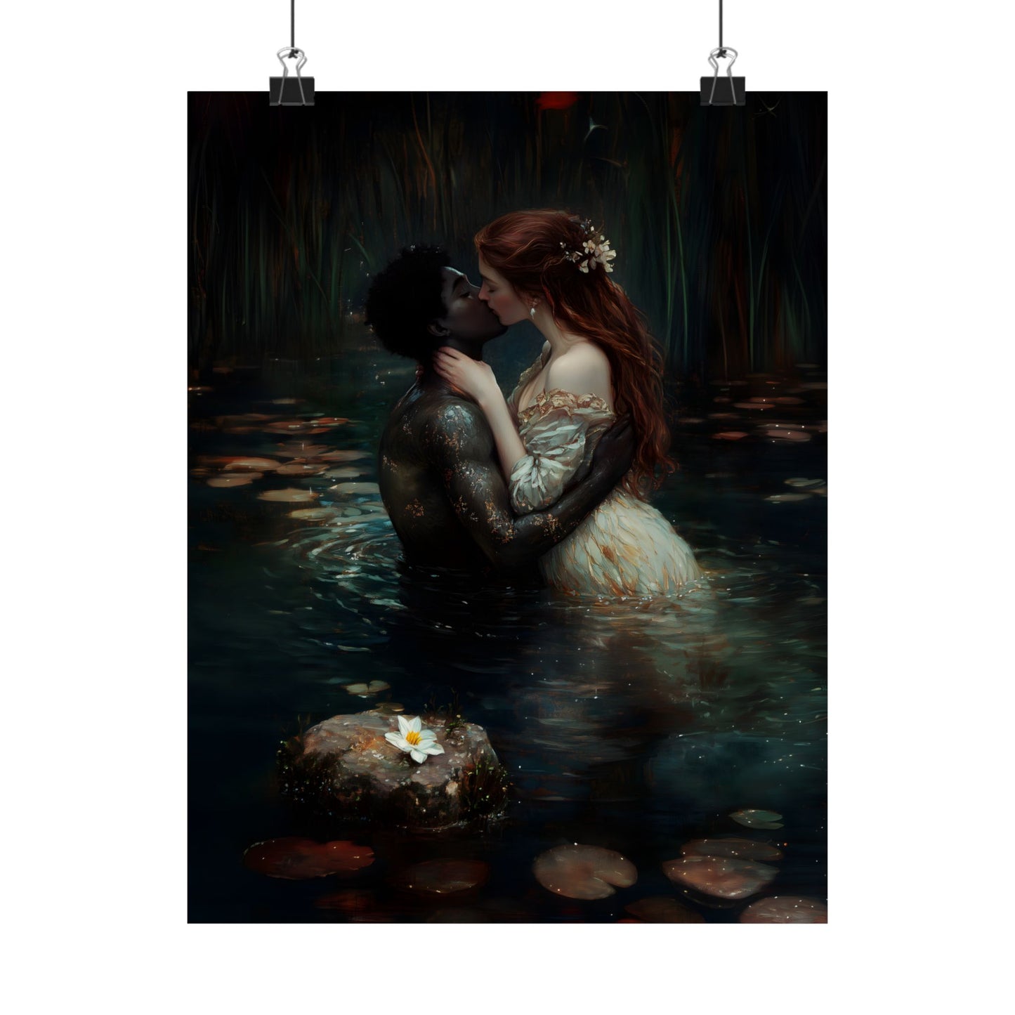 Lovers Art Print