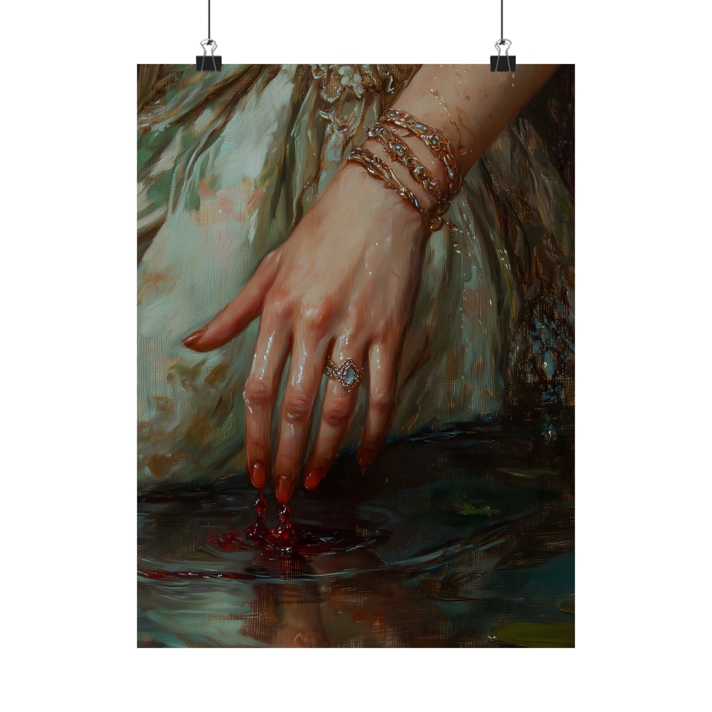 Bloody Hands Art Print