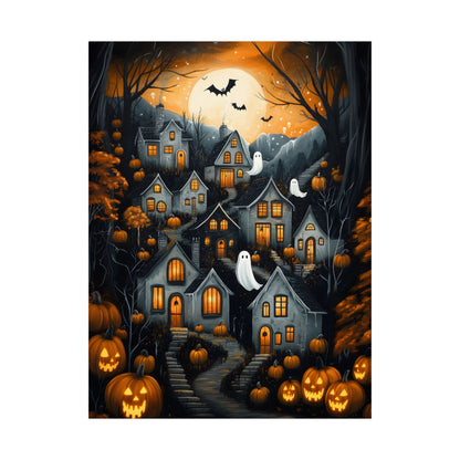 Halloween Town Art Print