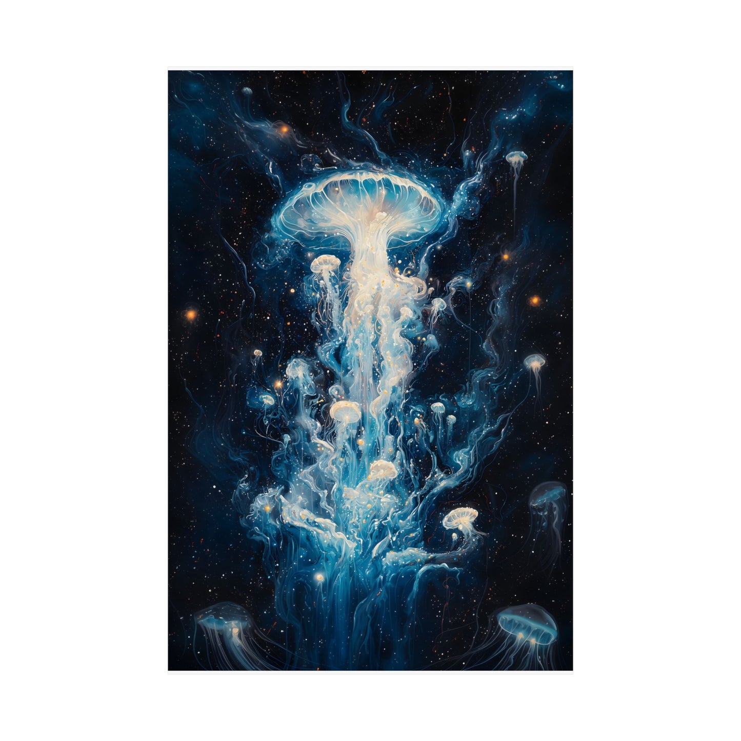 Etheral Jelly Fish Art Print