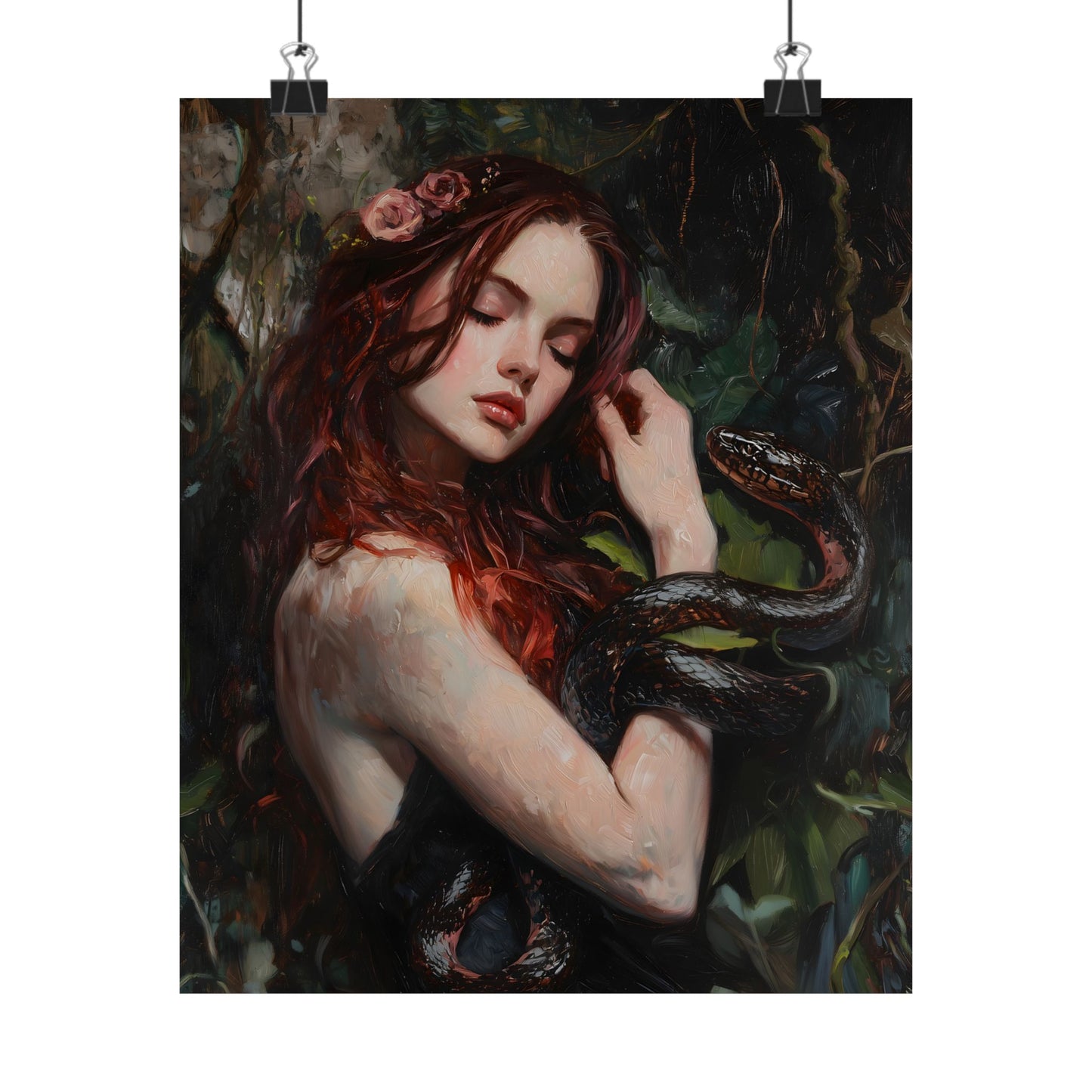 Lilith and Snake Art Print