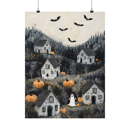 Halloween Town Art Print