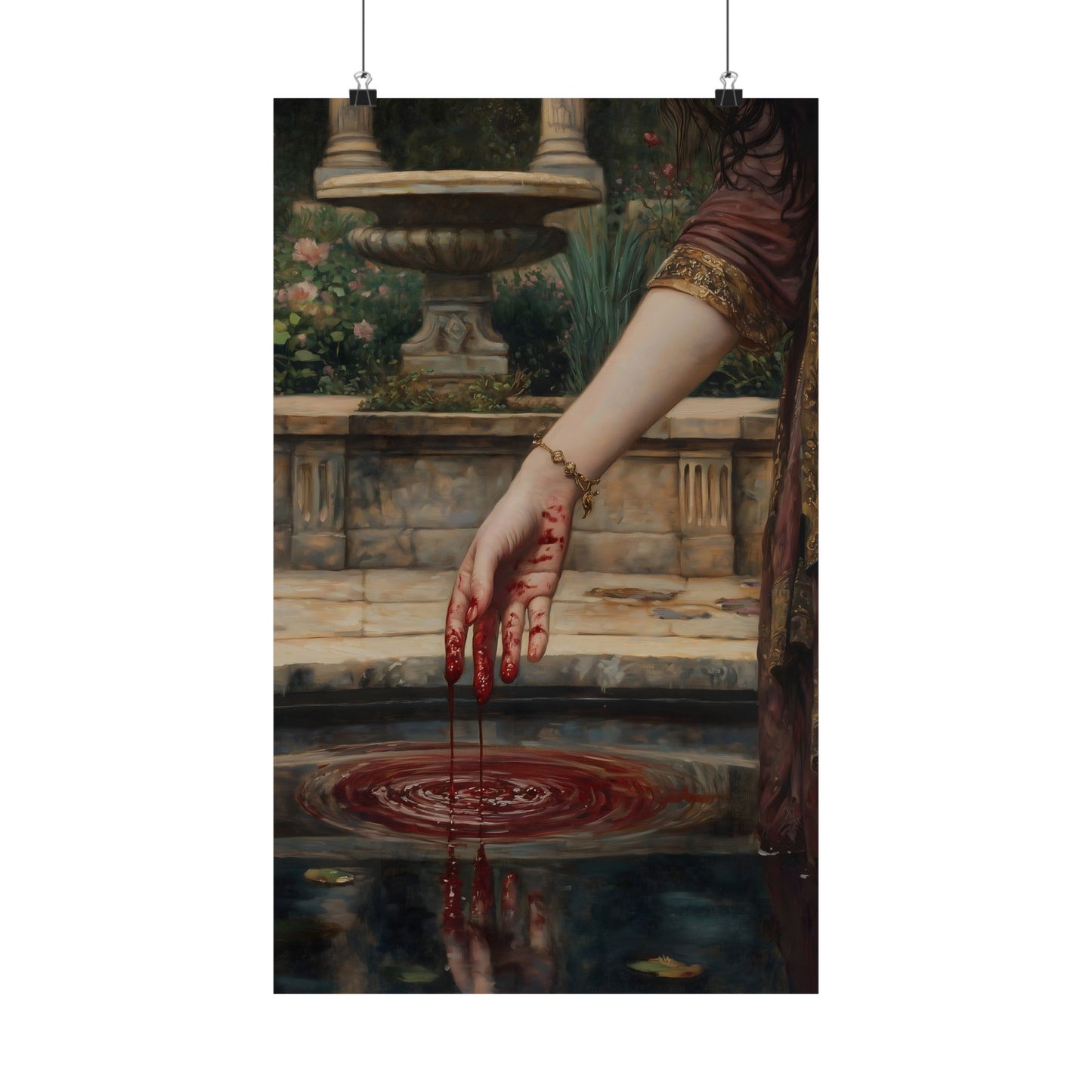 Blood and Water Art Print