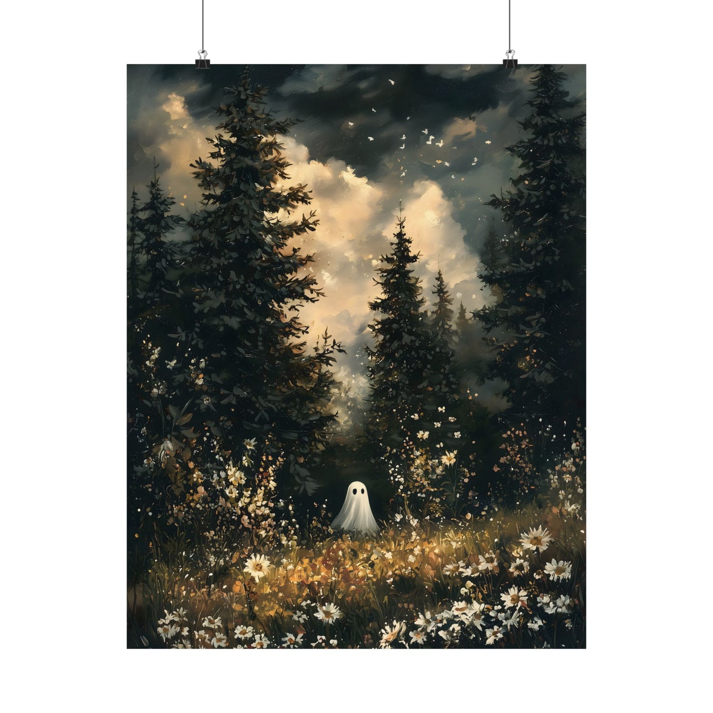 Whimsy Ghost Art Print