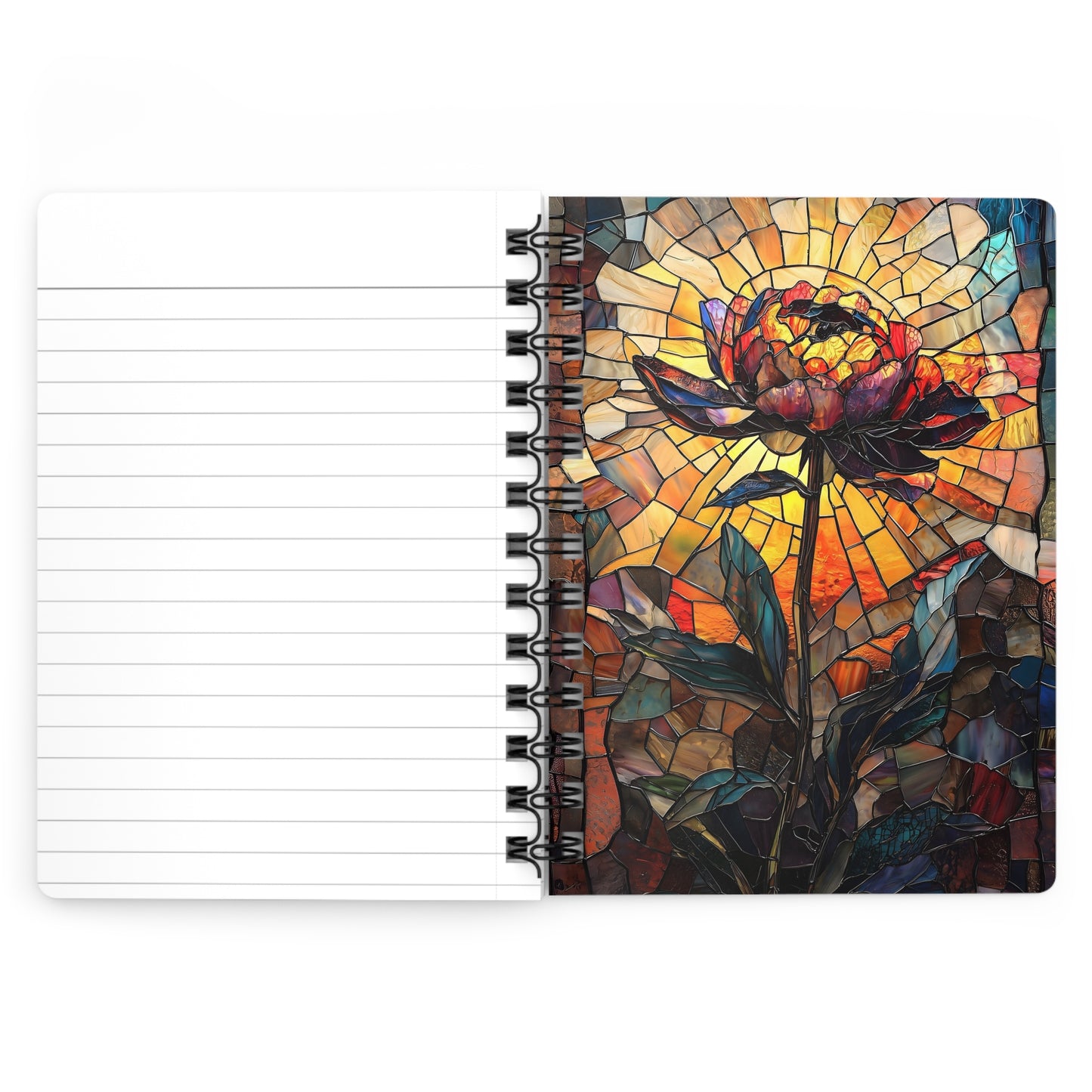 Peony Spiral Bound Journal