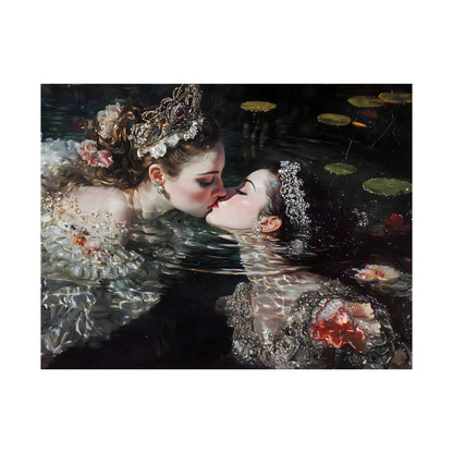 Swimming Queens Art Print