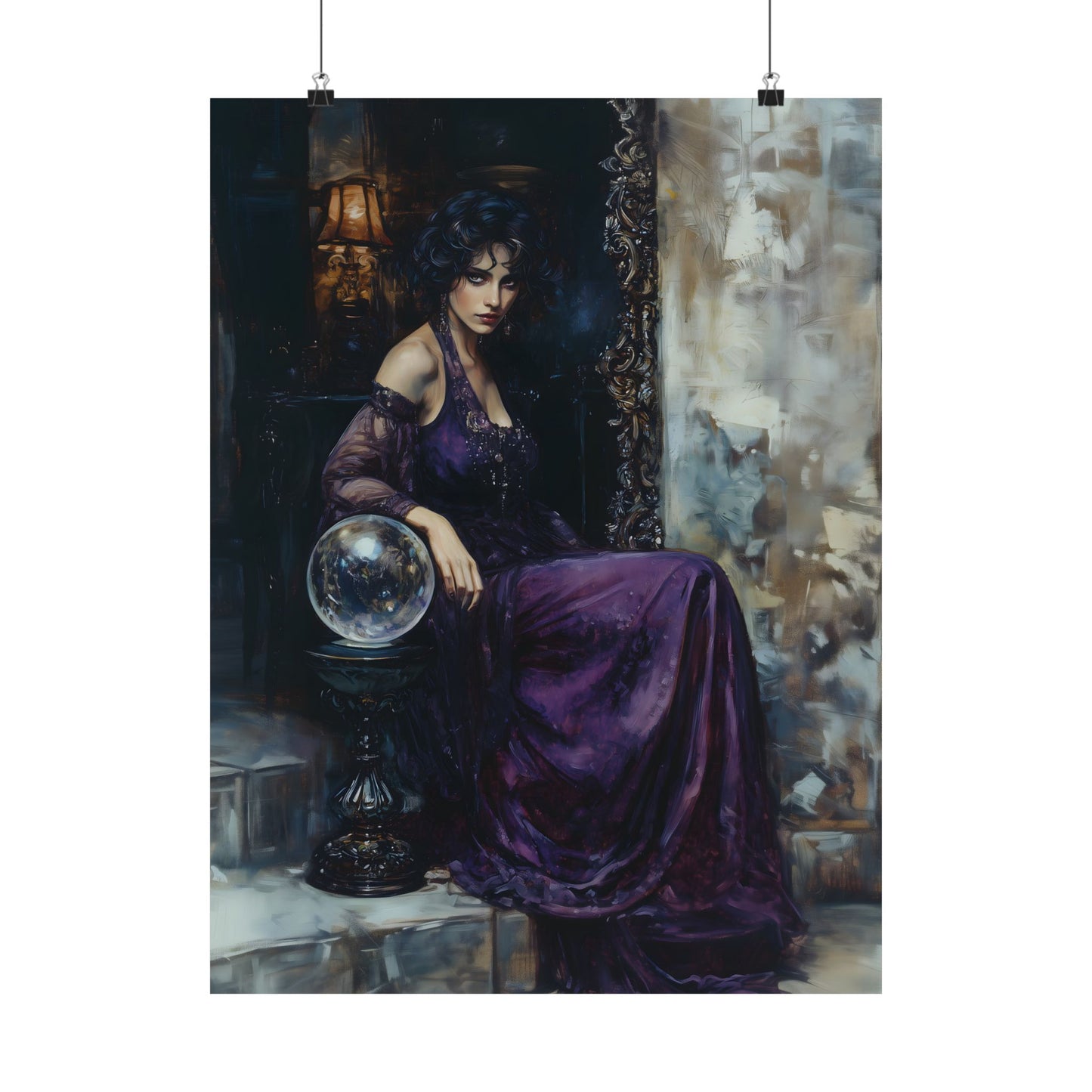 Purple Witch Art Print