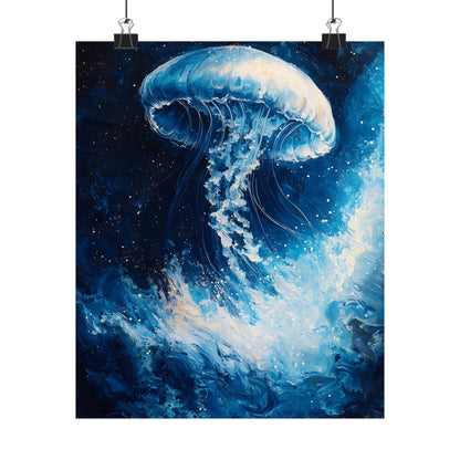 Mystic Jelly Fish Art Print