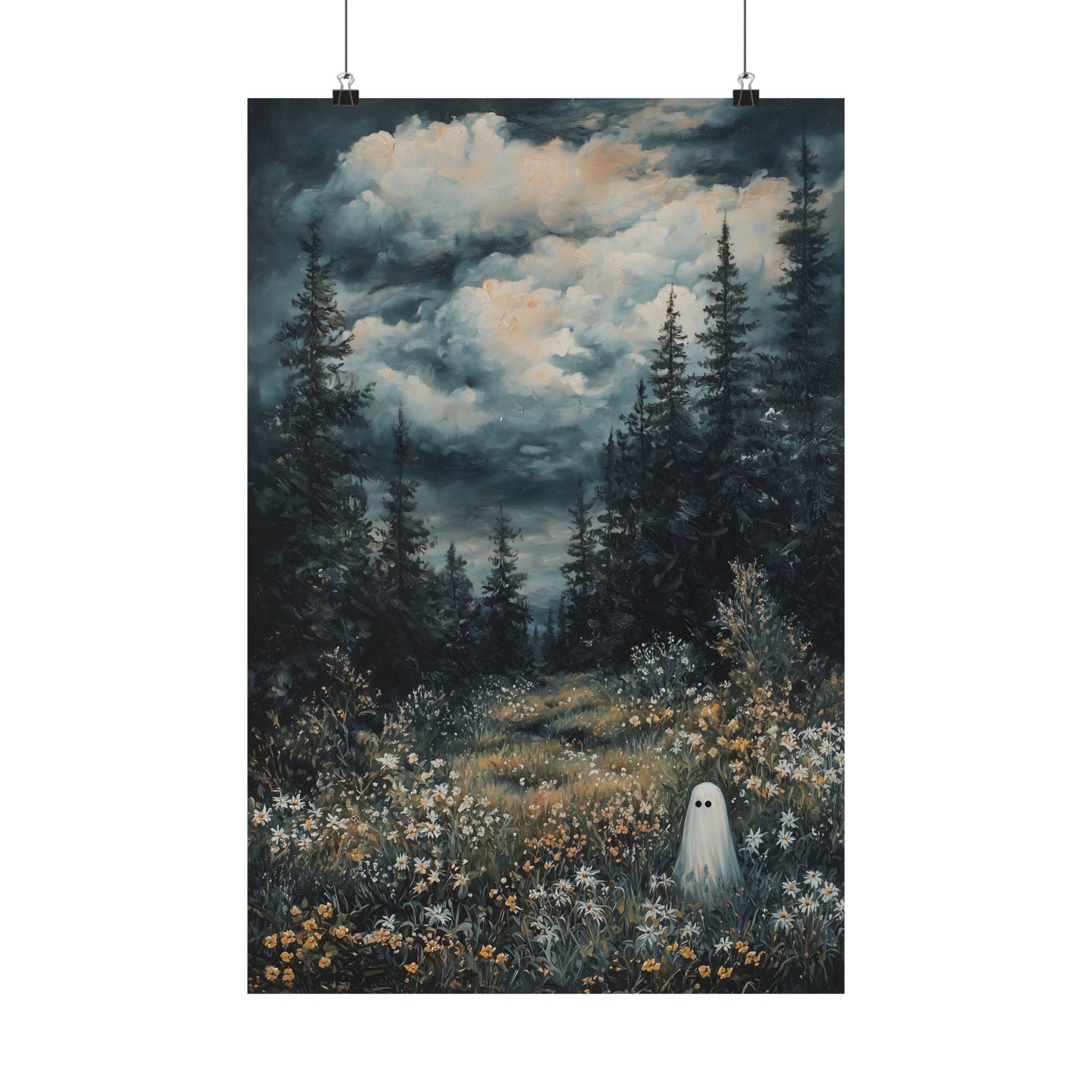 Ghostly Meadow Art Print