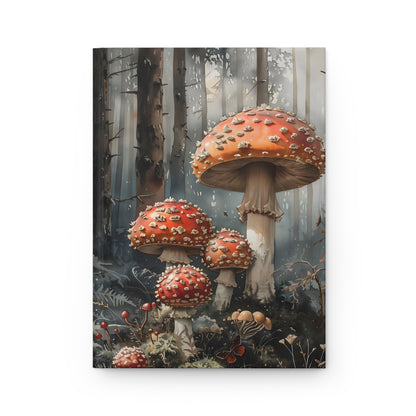 Mushrooms Hardcover Notebook