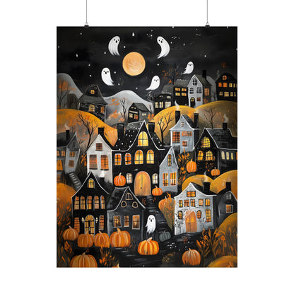 Halloween Town Art Print