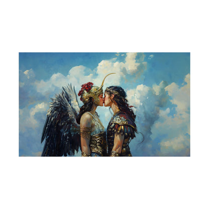 Nike and Athena Art Print