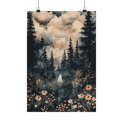 Lonely Ghost Art Print