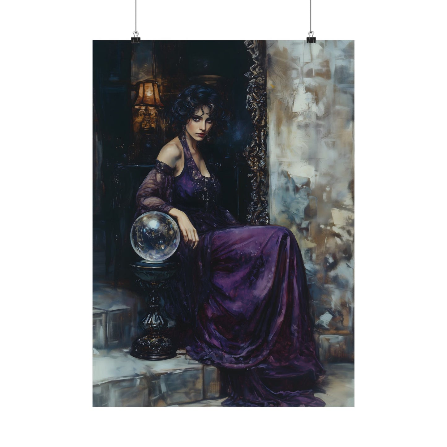 Purple Witch Art Print