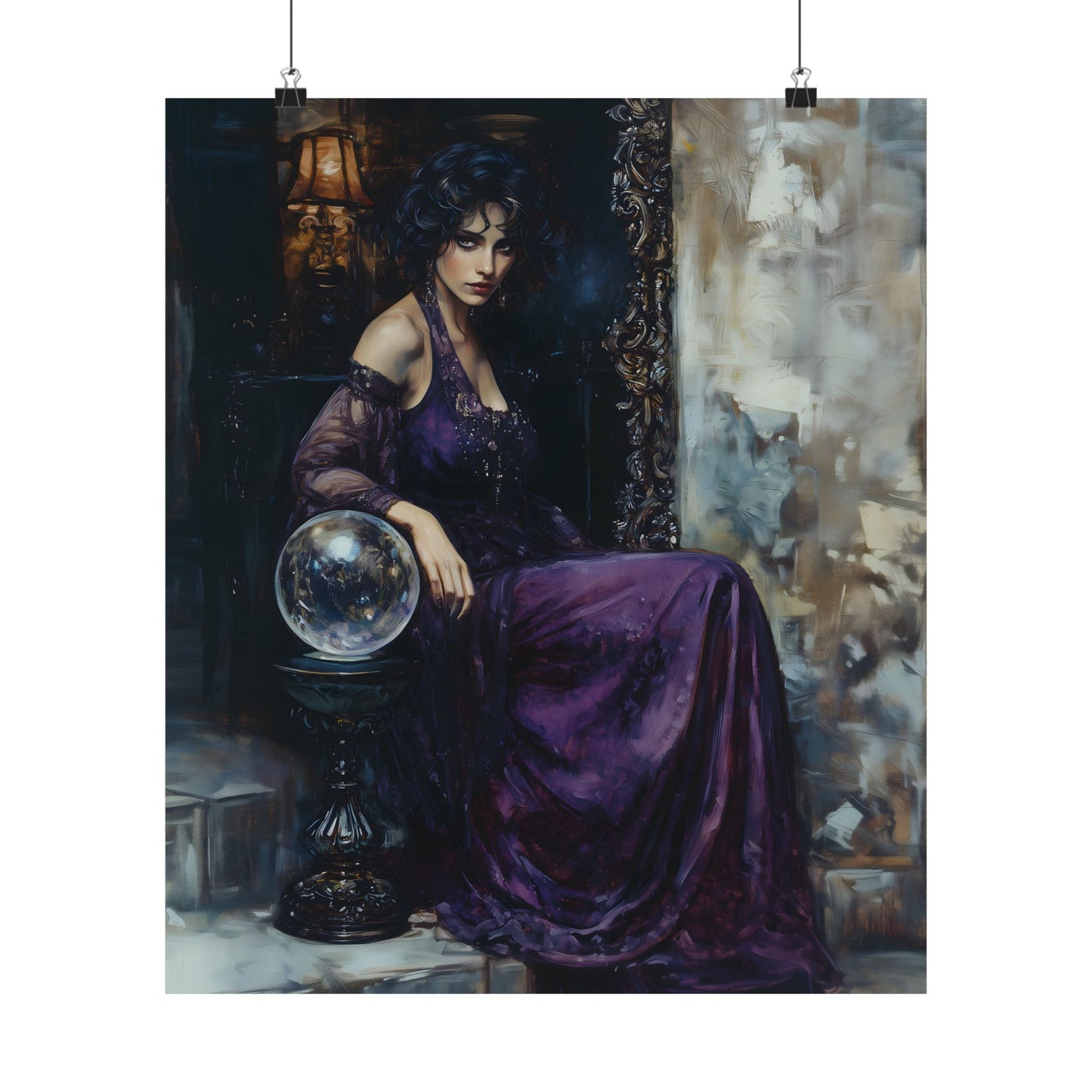 Purple Witch Art Print