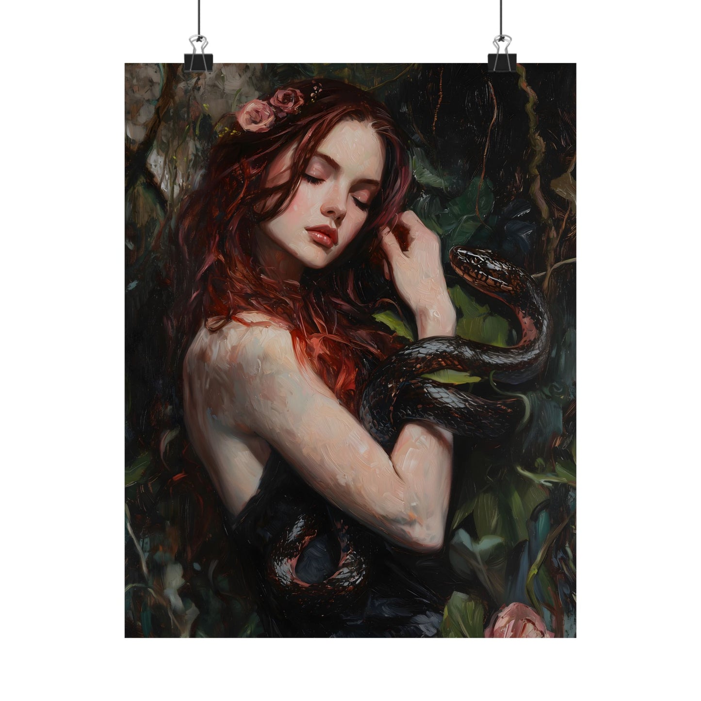 Lilith and Snake Art Print