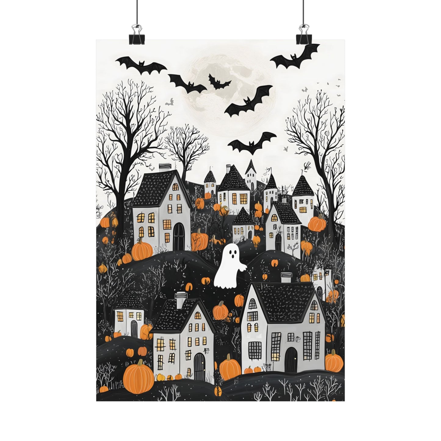 Halloween Town Art Print