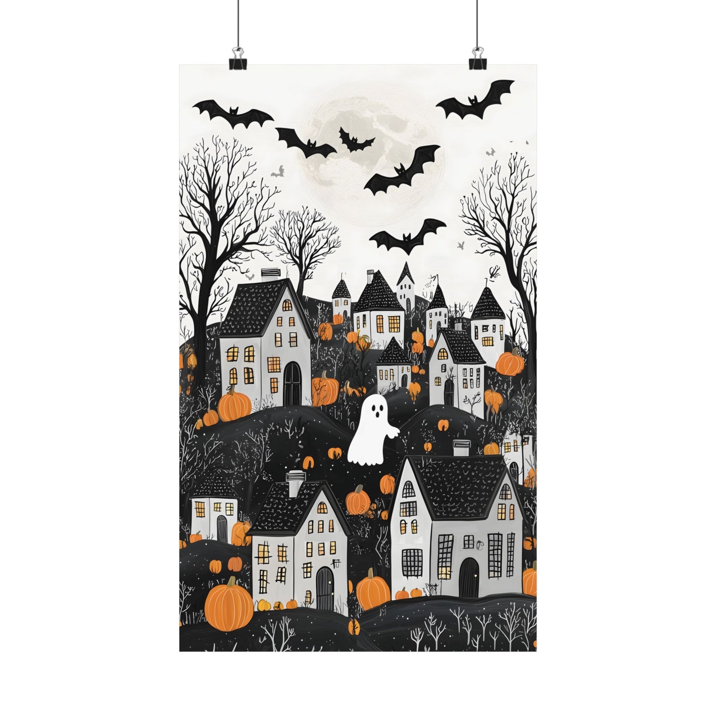 Halloween Town Art Print