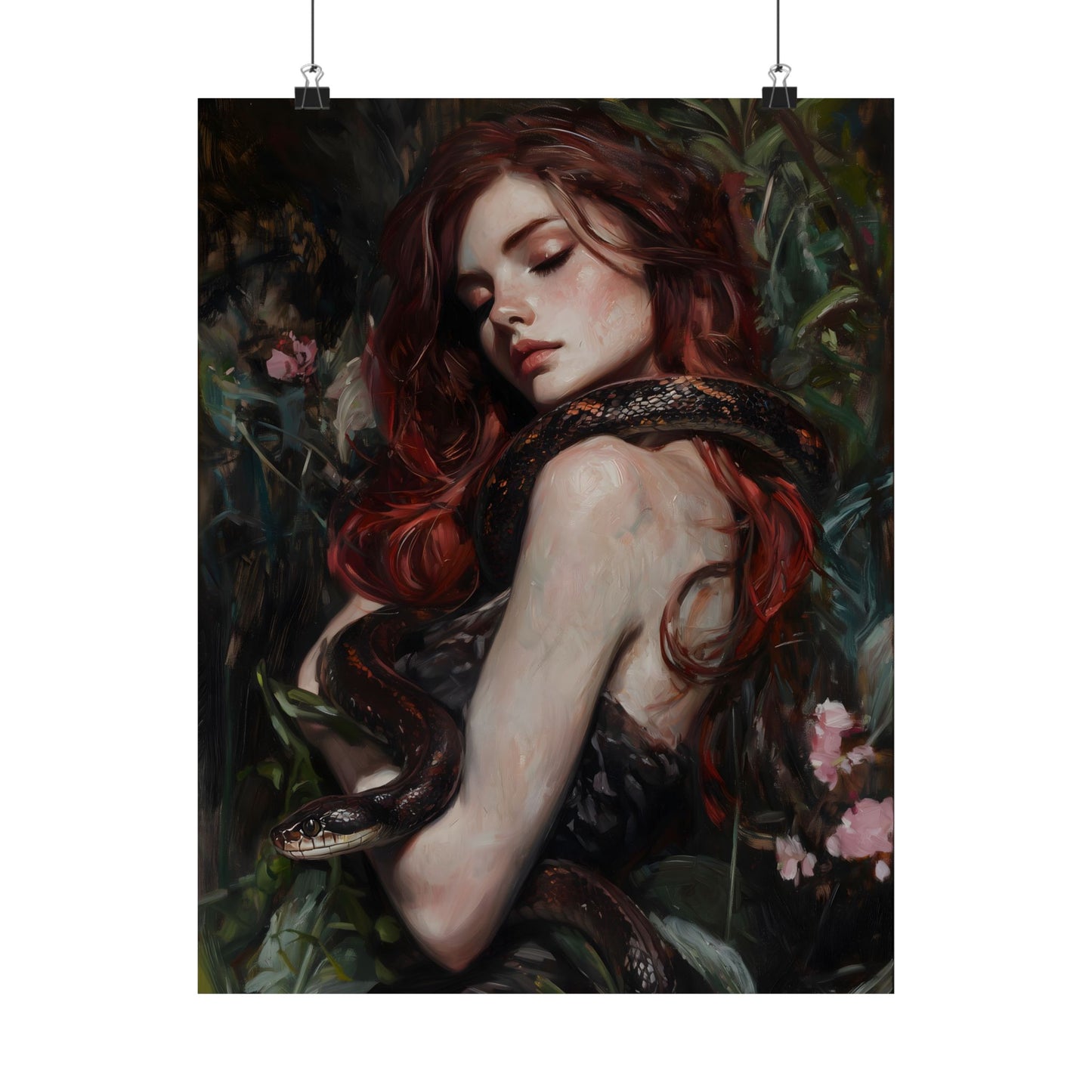 Lilith and Snake Art Print