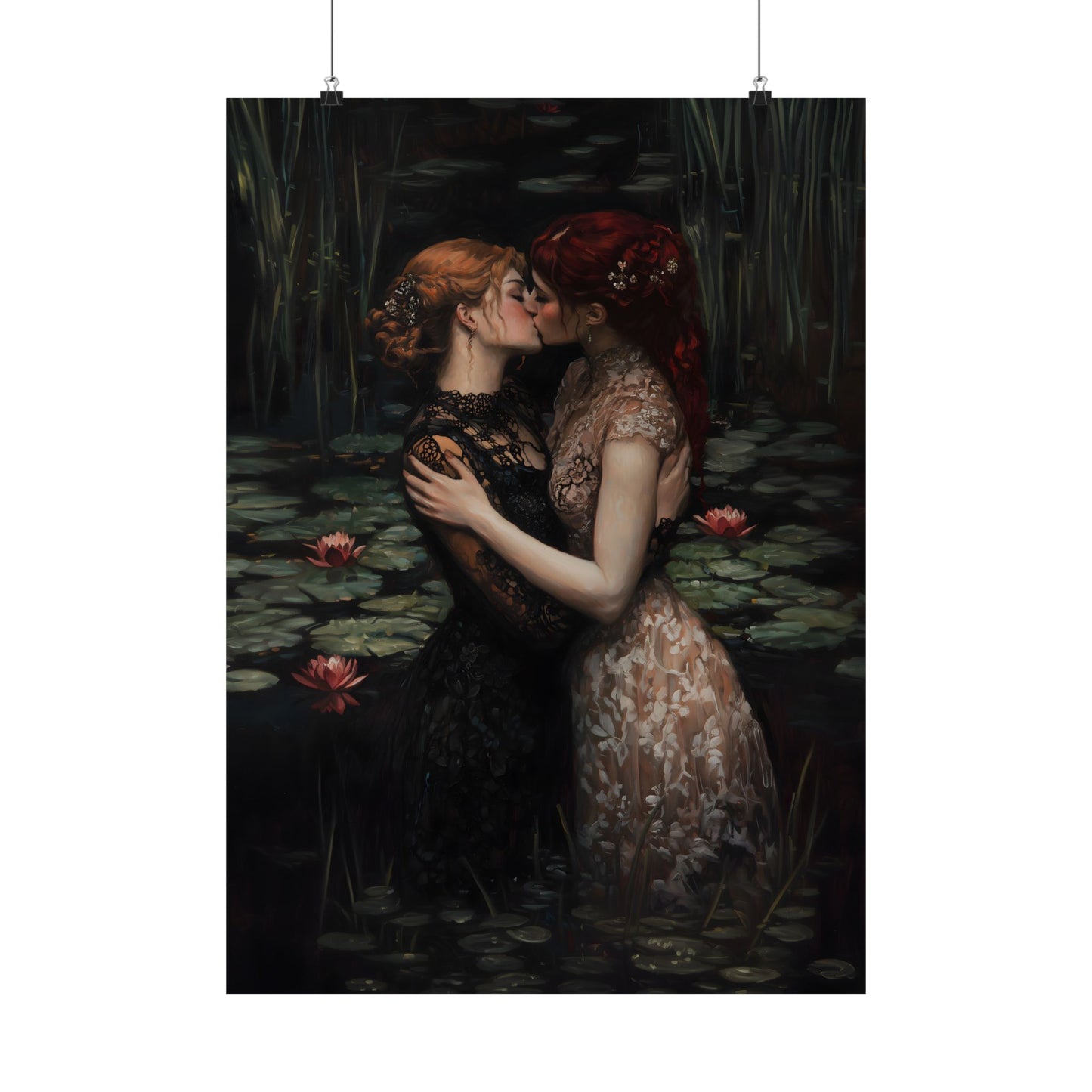 Lovers Art Print