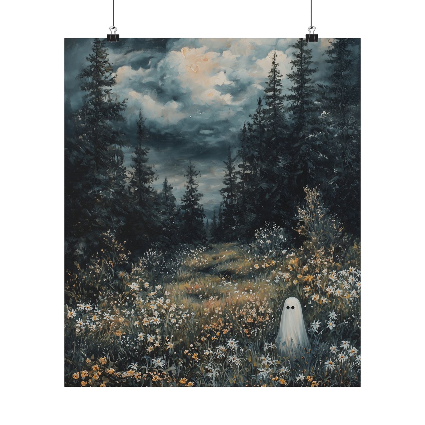 Ghostly Meadow Art Print