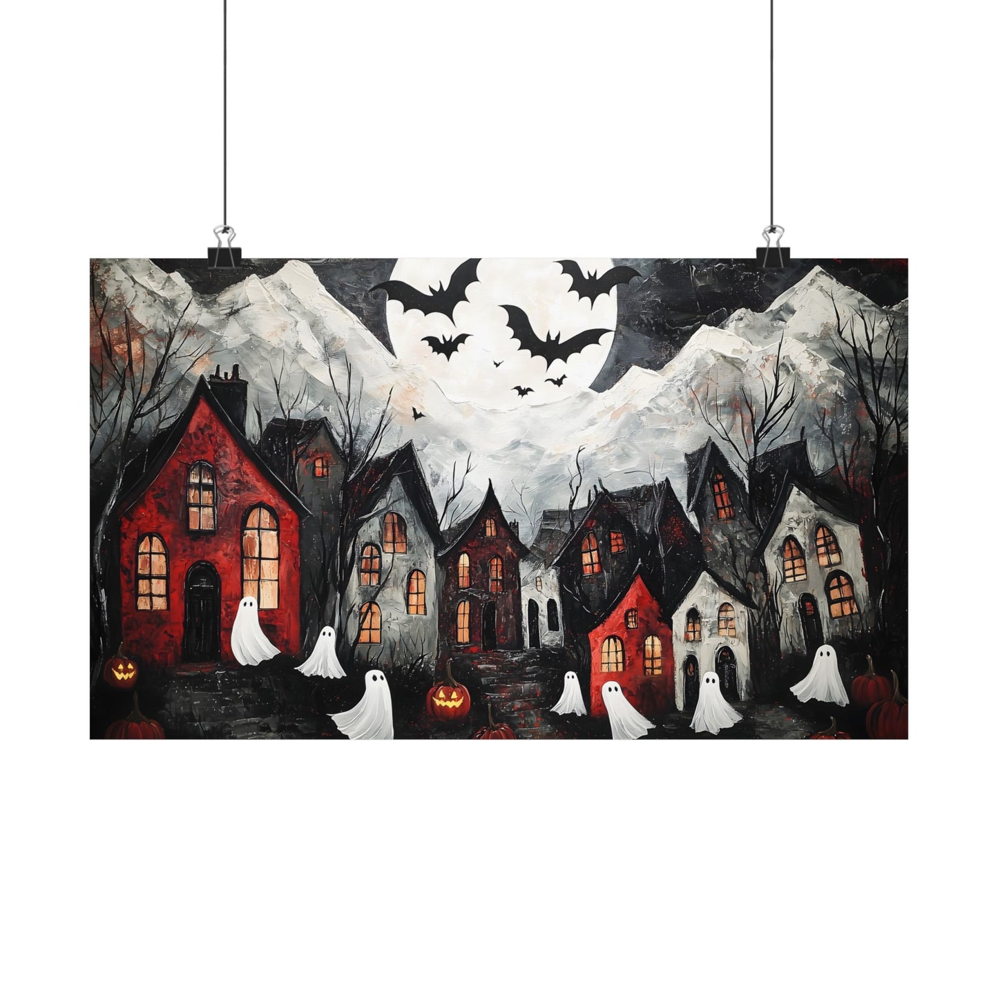 Halloween Town Art Print