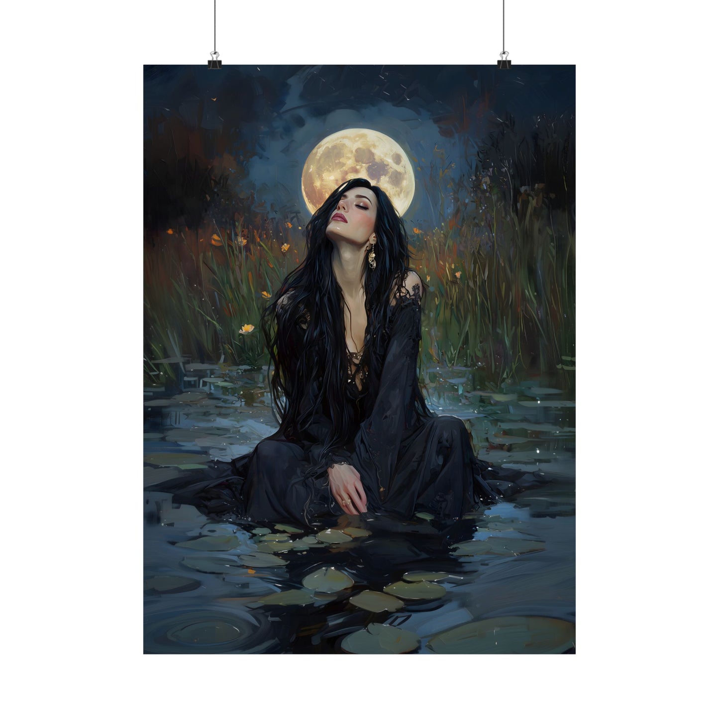 Moonshine Witch Art Print