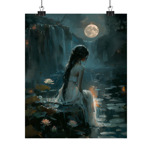 Full moon Art Print