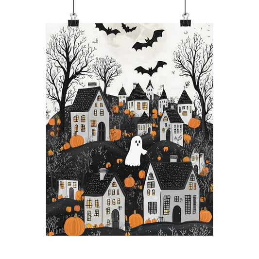 Halloween Town Art Print