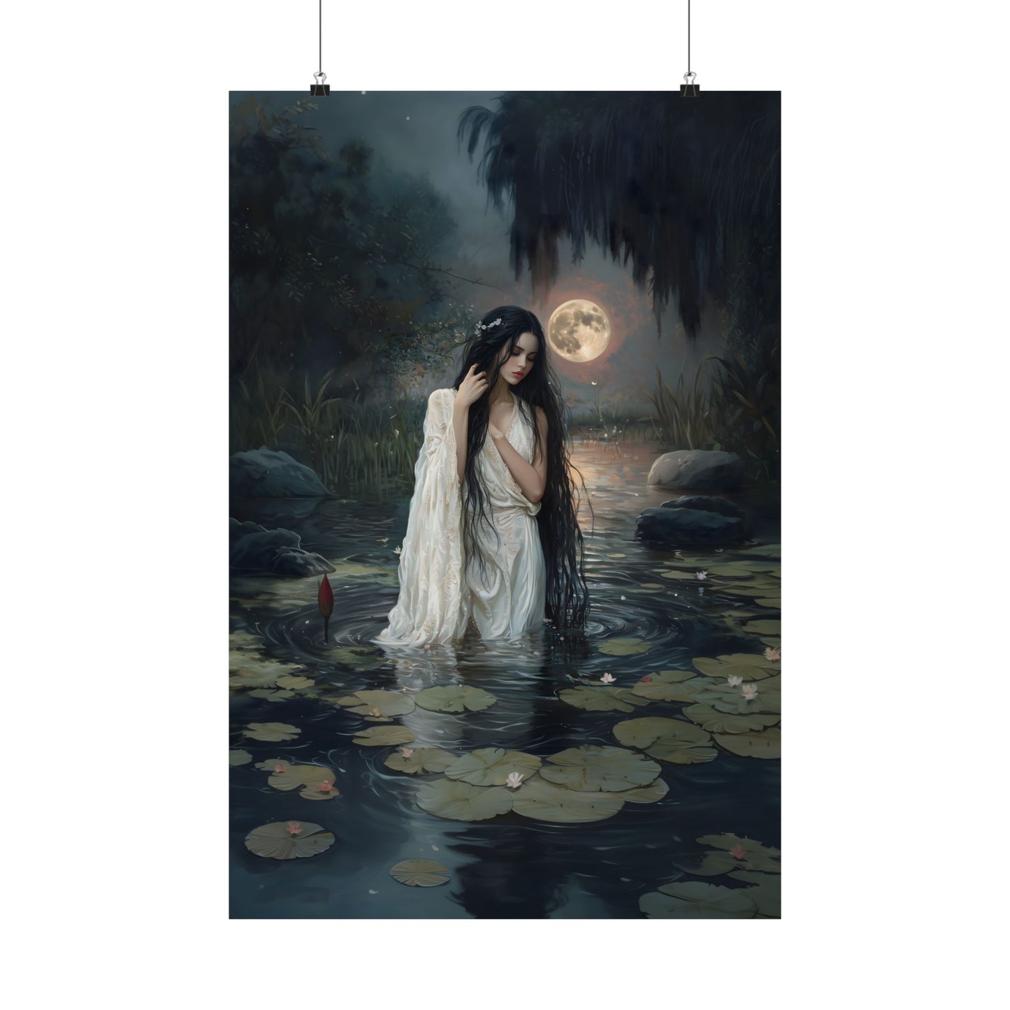 Mystery Lake Art Print