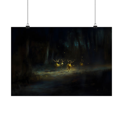 Fairies Forest Art Print