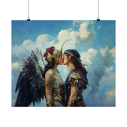 Nike and Athena Art Print