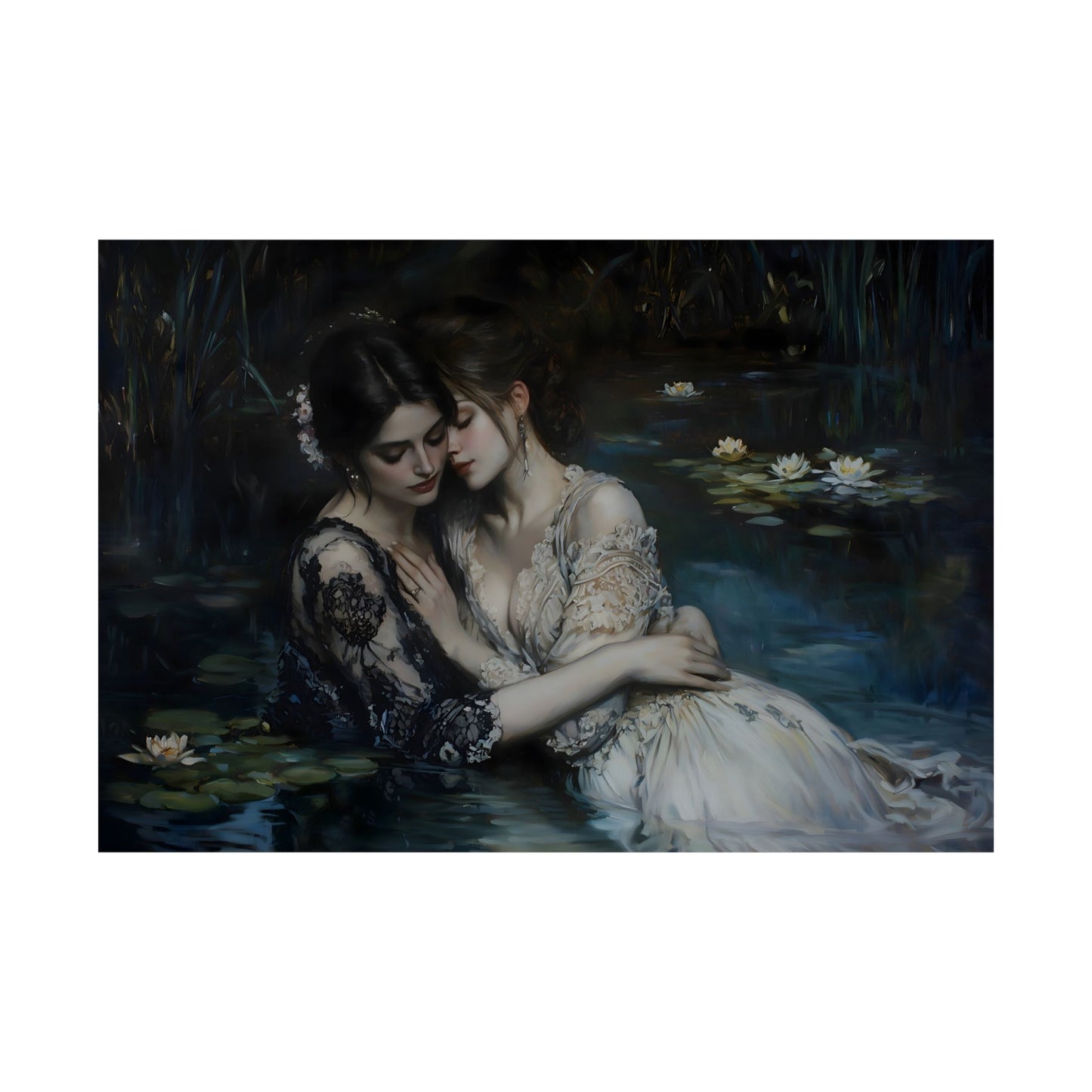 Lovers Art Print