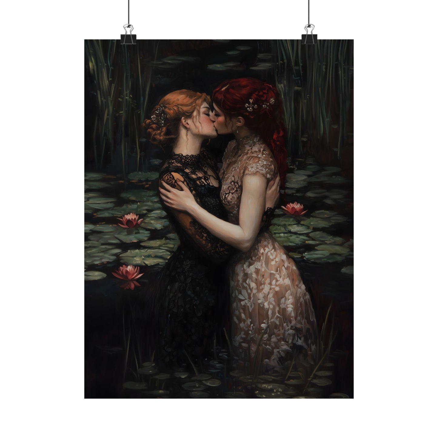 Lovers Art Print