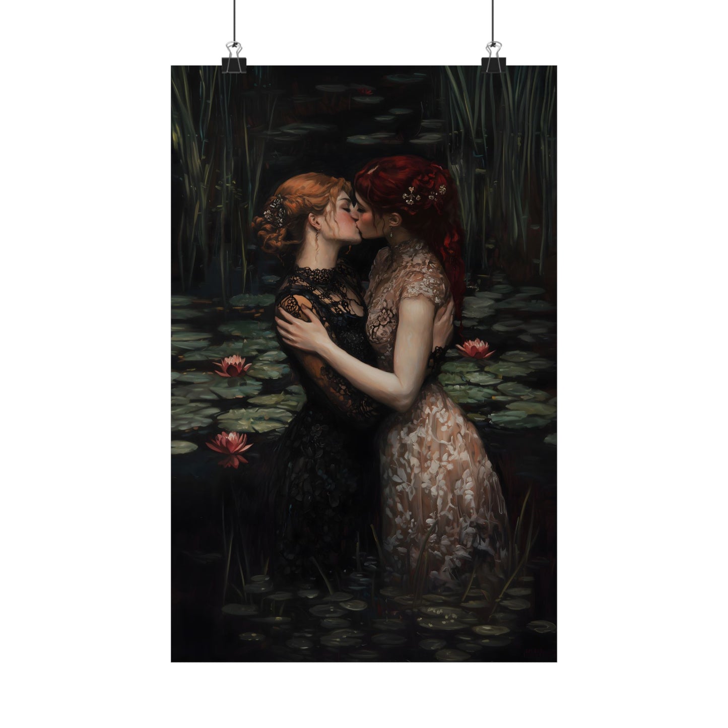 Lovers Art Print