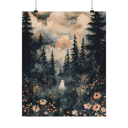 Lonely Ghost Art Print