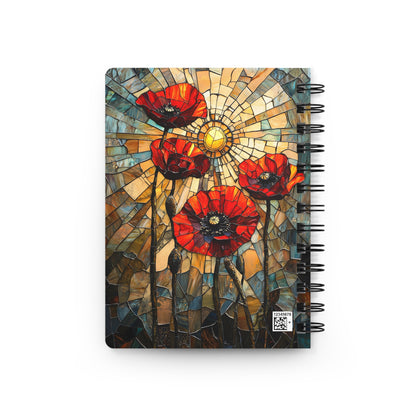 Poppies Spiral Bound Journal