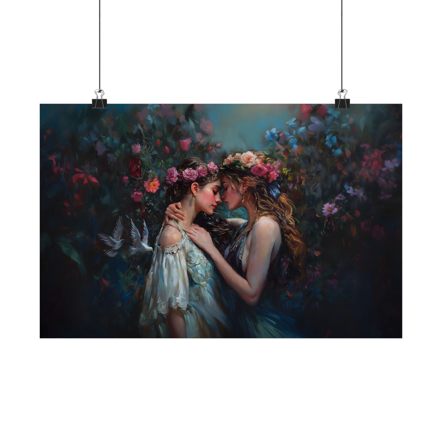 Spring Lovers Art Print