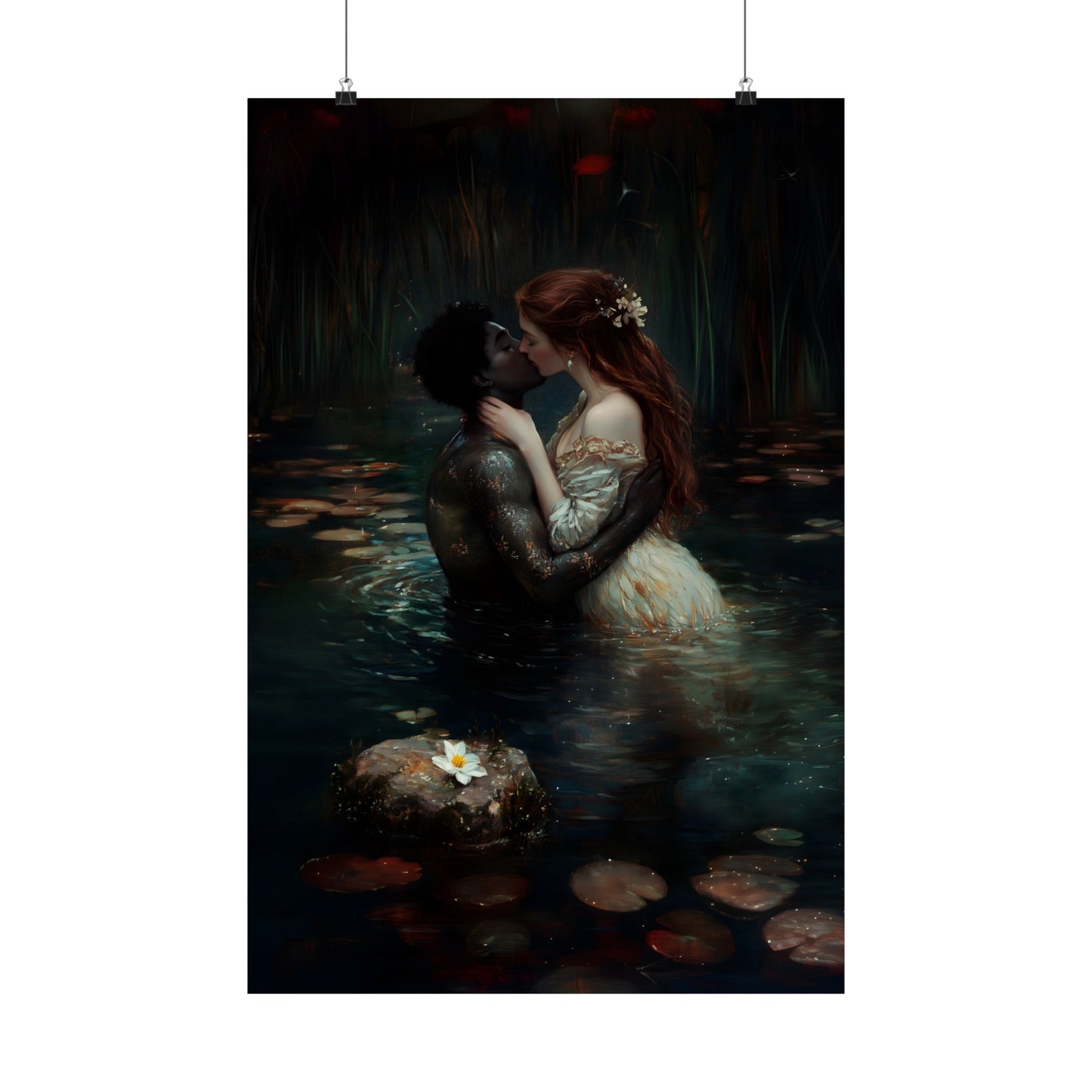 Lovers Art Print