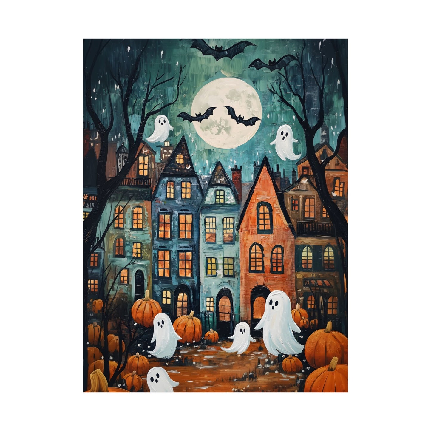 Halloween Town Art Print