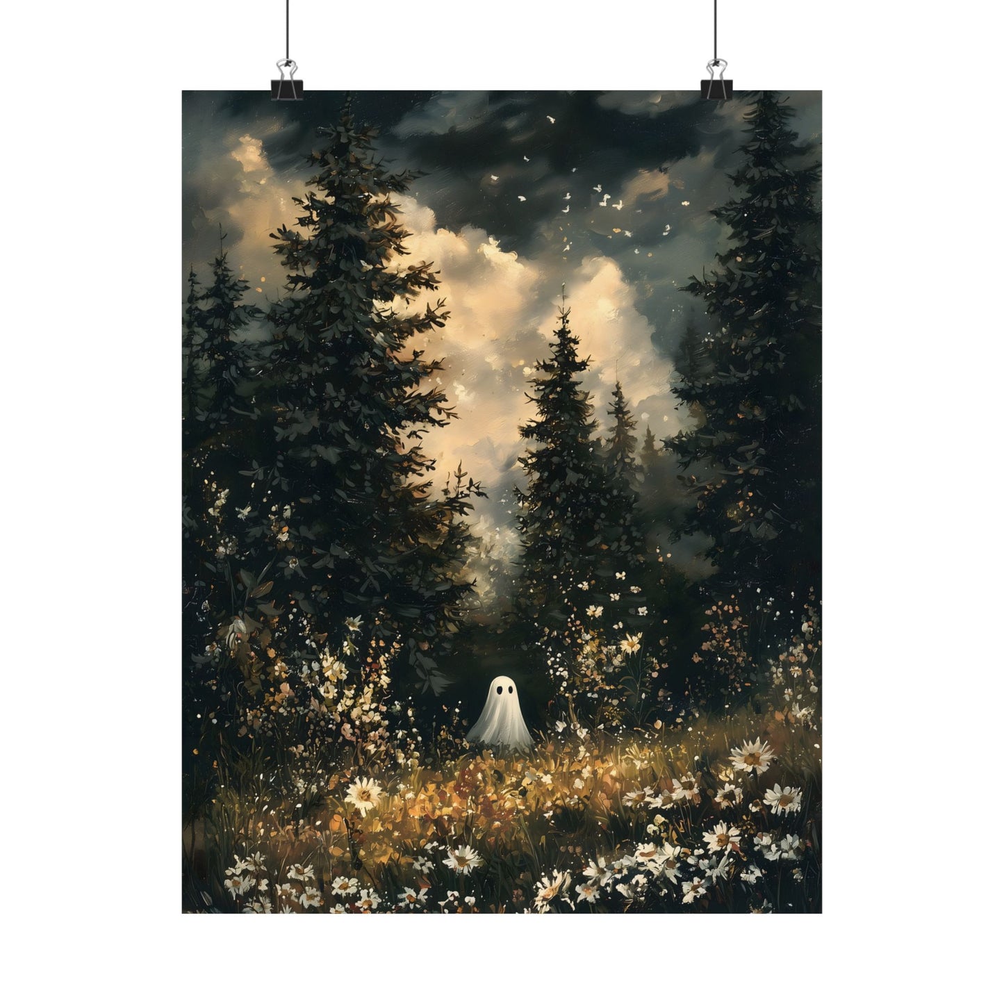 Whimsy Ghost Art Print