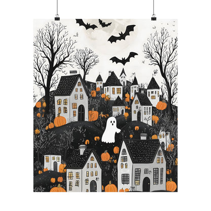 Halloween Town Art Print