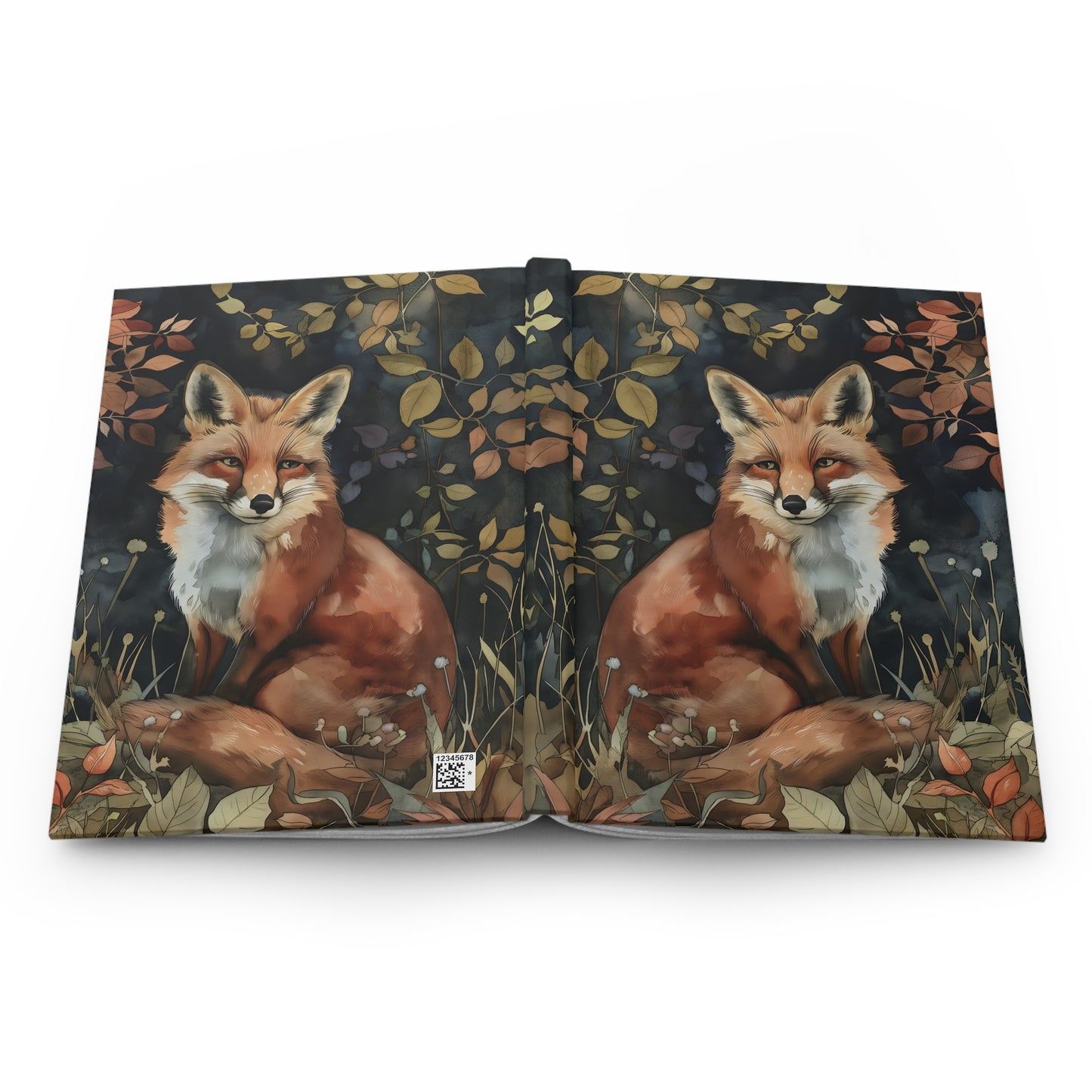 Fox Hardcover Notebook