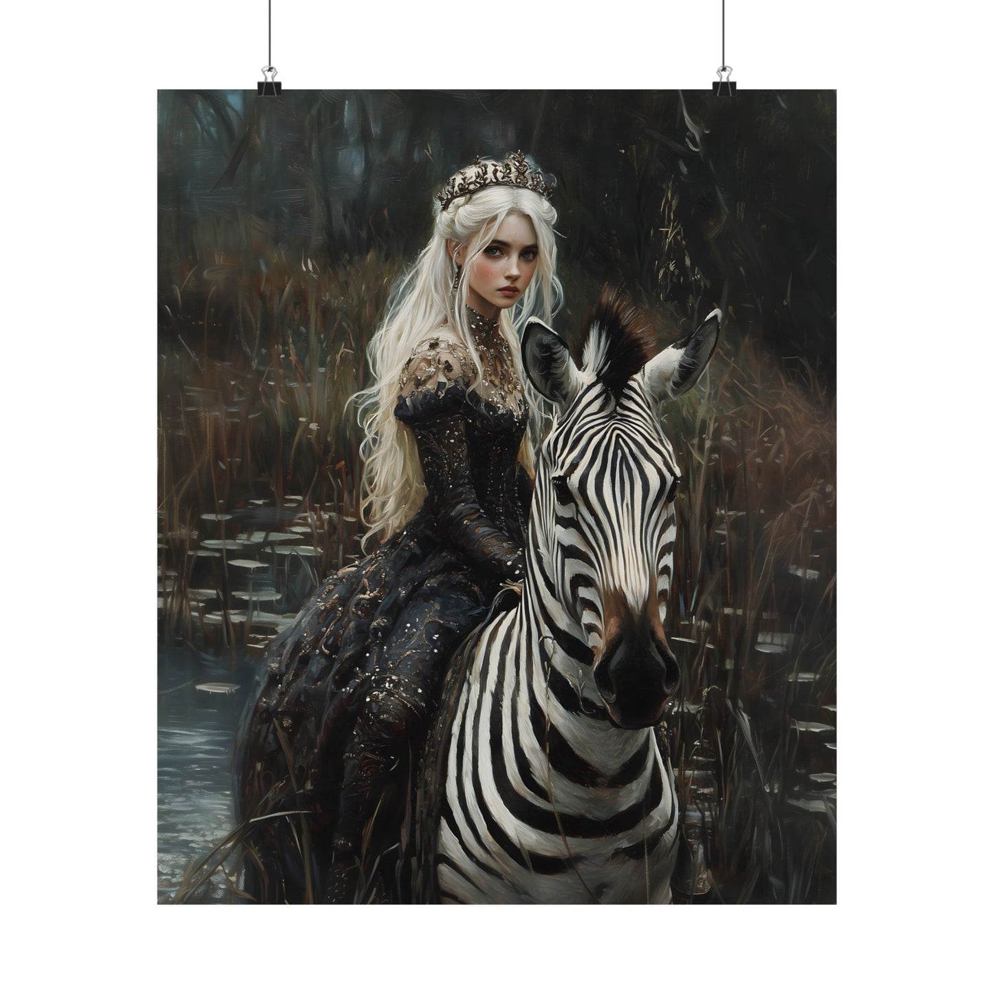 Zebra Art Print