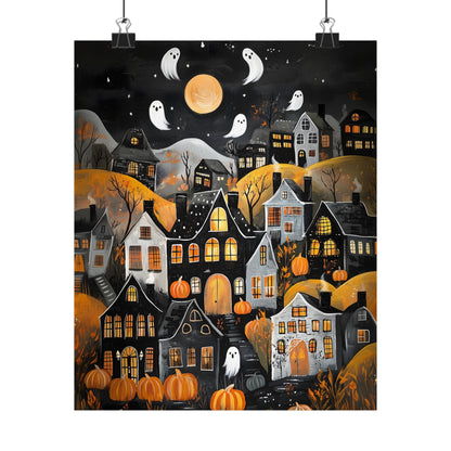 Halloween Town Art Print