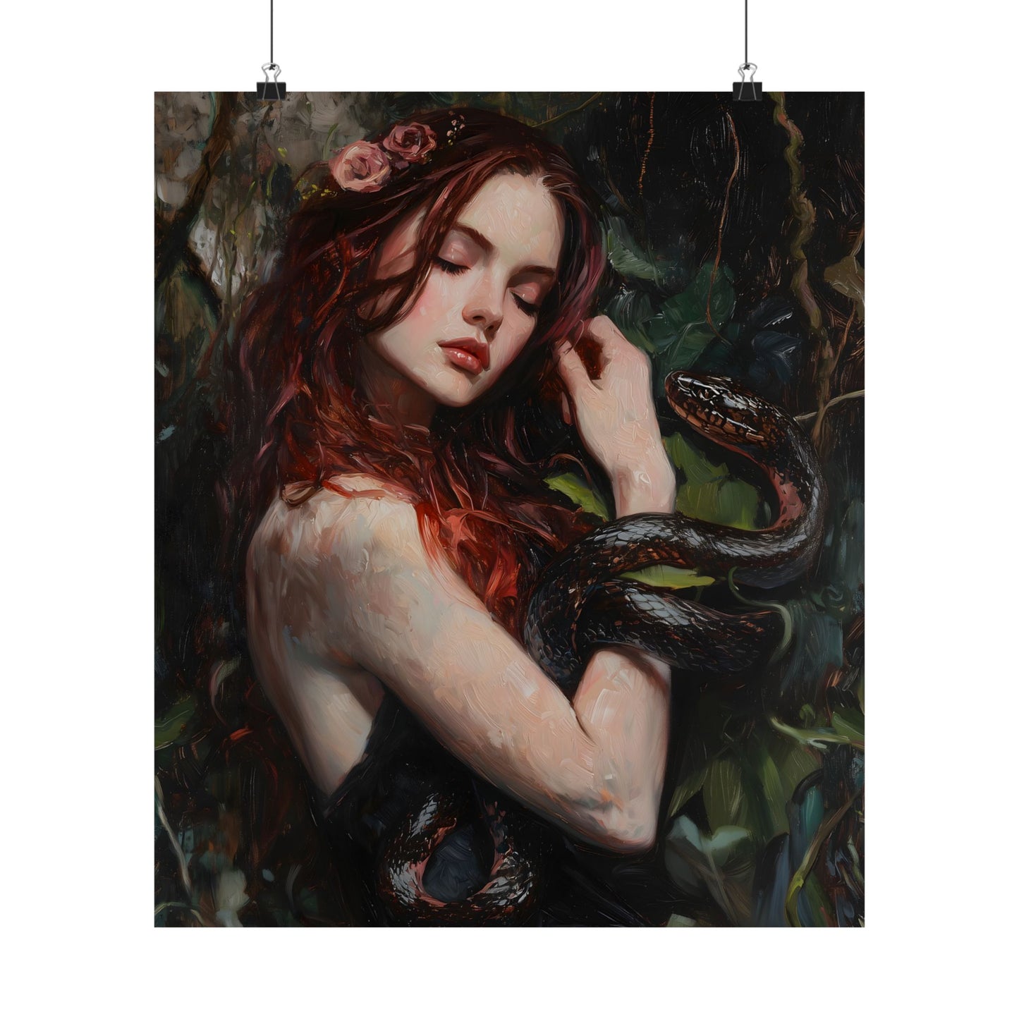 Lilith and Snake Art Print