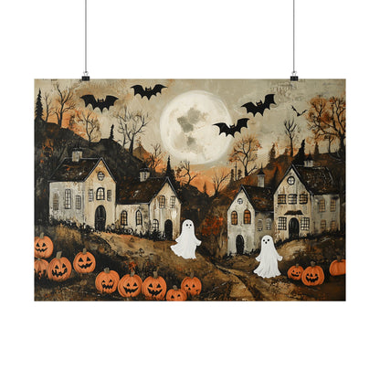 Halloween Town Art Print