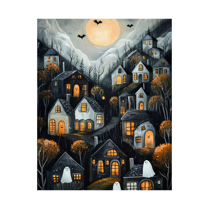 Halloween Town Art Print