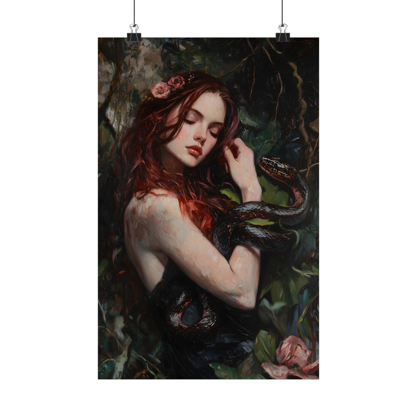 Lilith and Snake Art Print